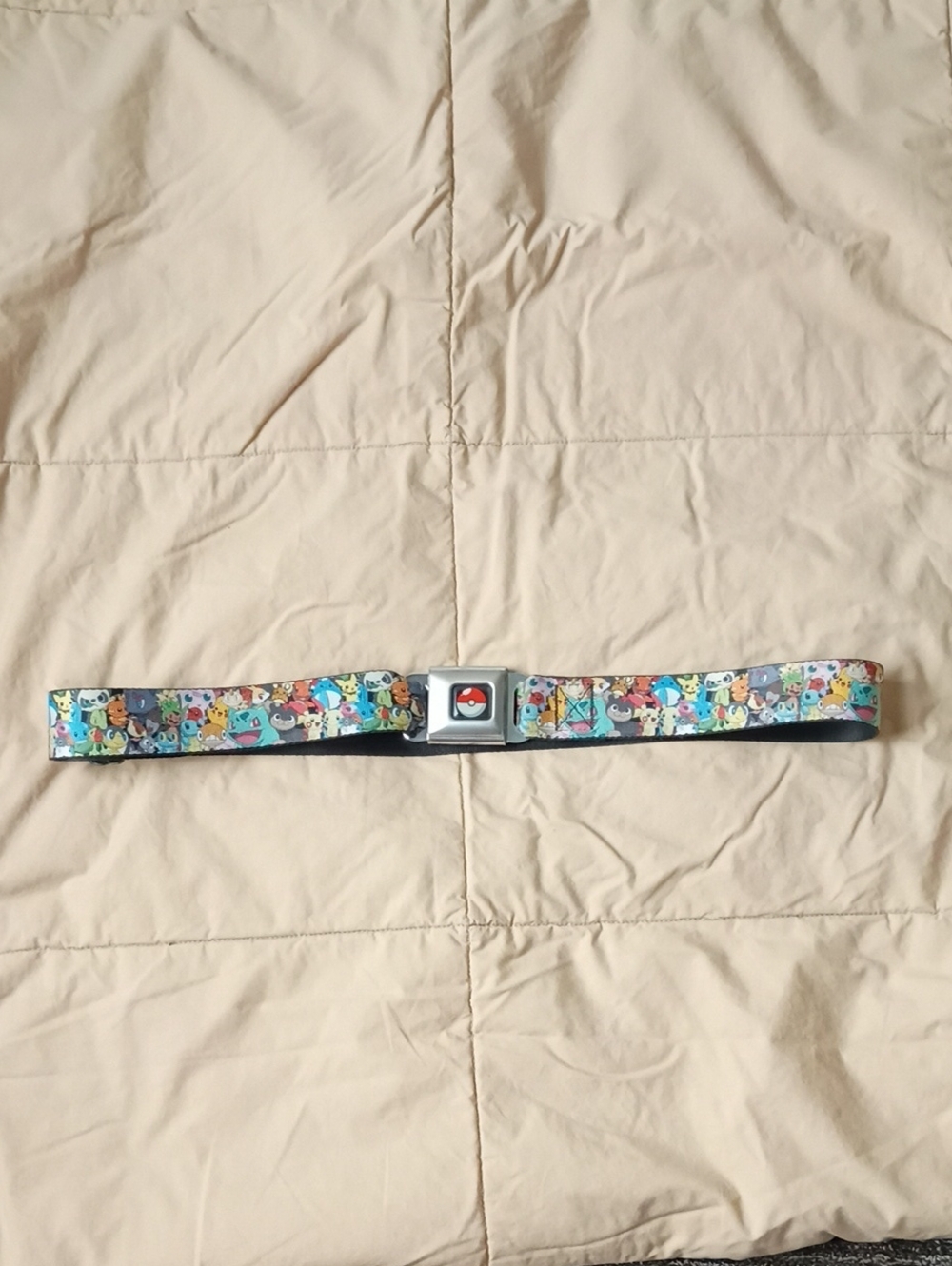 Buckle Down Multicolor Pokemon Print Waist Belt On